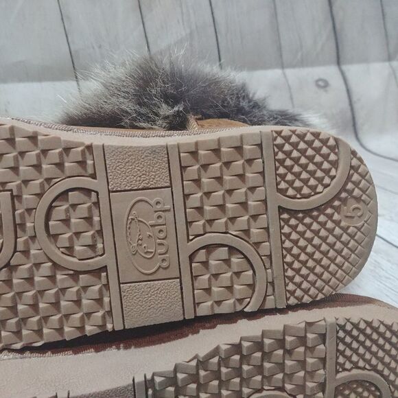 AUABP Fur trimmed leather boots 5.5 - Picture 8 of 9